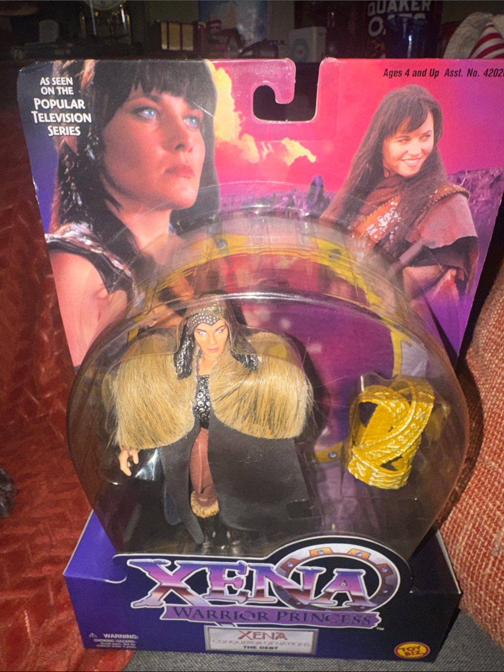 Vintage 1998 Toy Biz Xena Warrior Princess Conqueror of Nations The Debt Sealed - Picture 6 of 6